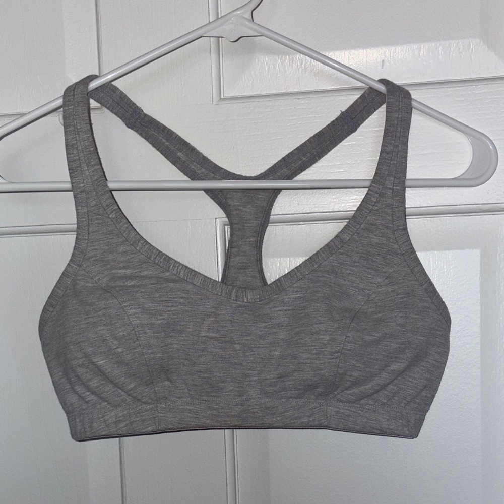 Hanes Charcoal Sports Bra